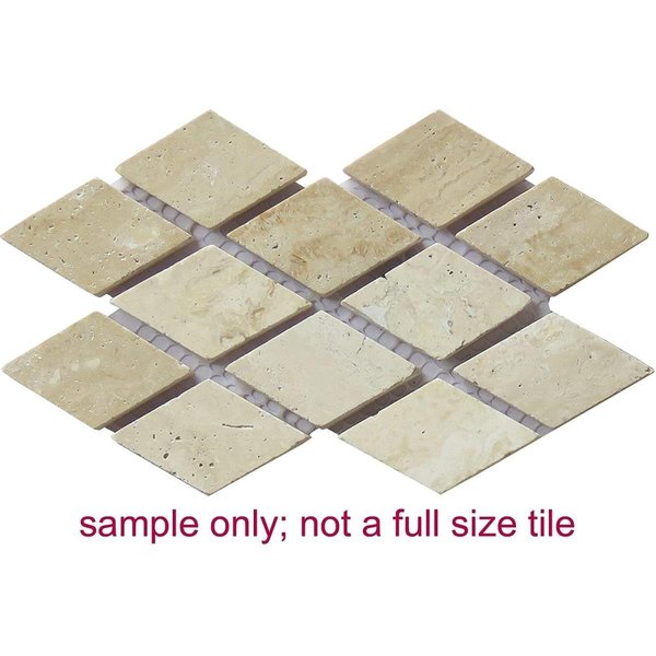 Intrend Tile Travertine Stone Diamond Mosaic NS022A